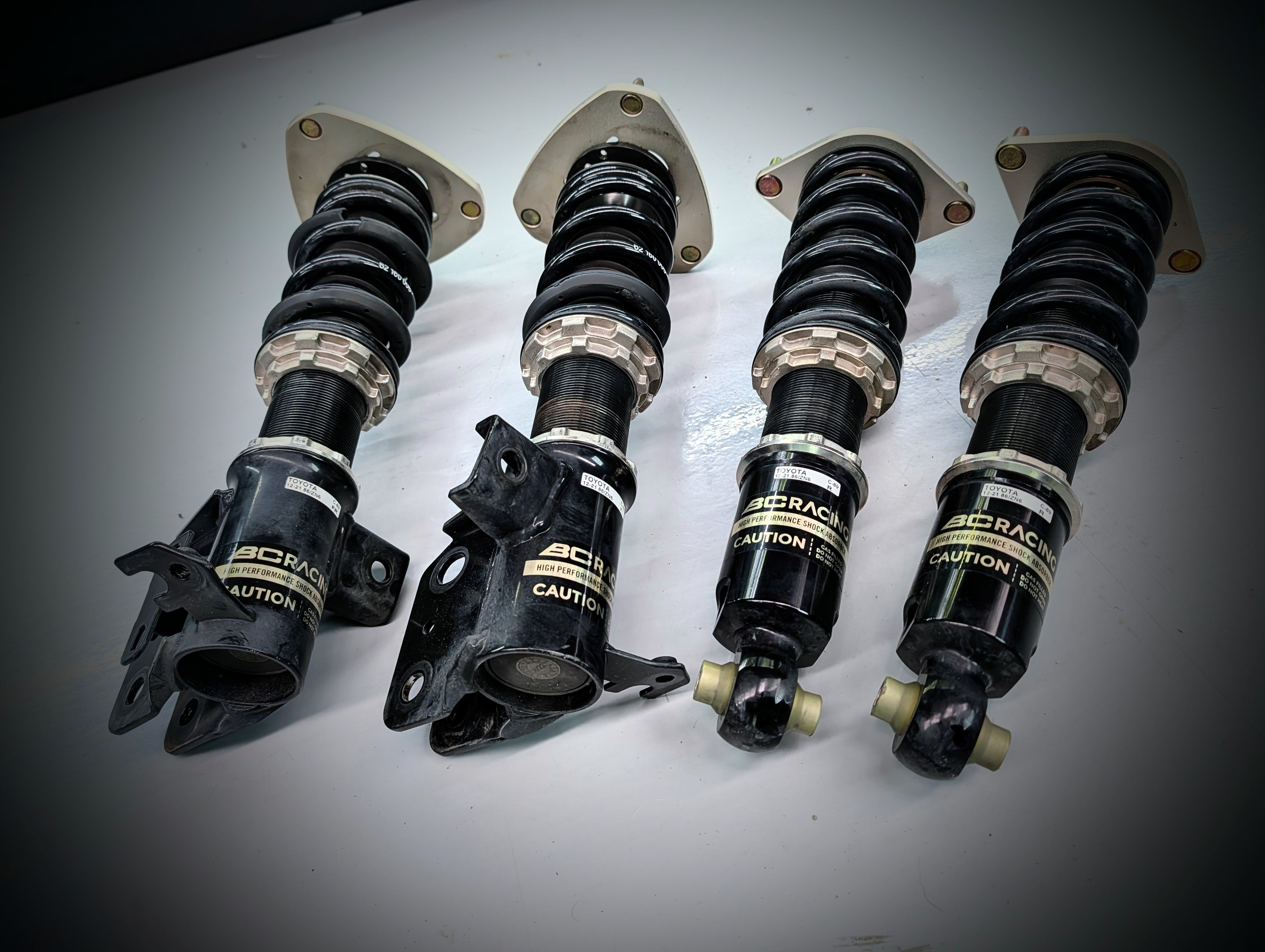 SUBARU/TOYOTA BRZ/GT86 BC GOLD Fully Adjustable Coilovers