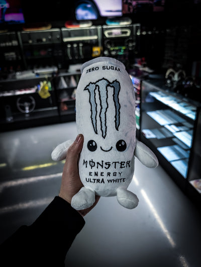 Ultra White MONSTER ENERGY Drink Plushie
