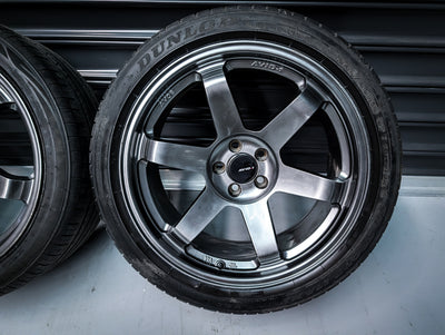 18" AVID 01 Gunmetal Staggered Wheels x 4