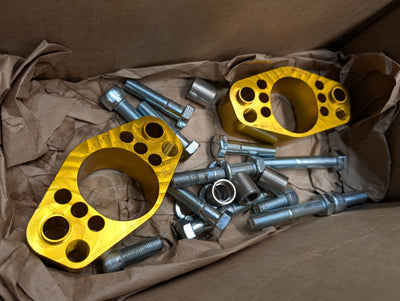 EVOLVED Roll Centre Adjusters ( TE27, TE37, TE72, AE86 Corolla - TA22, RA28, RA40 Celica )