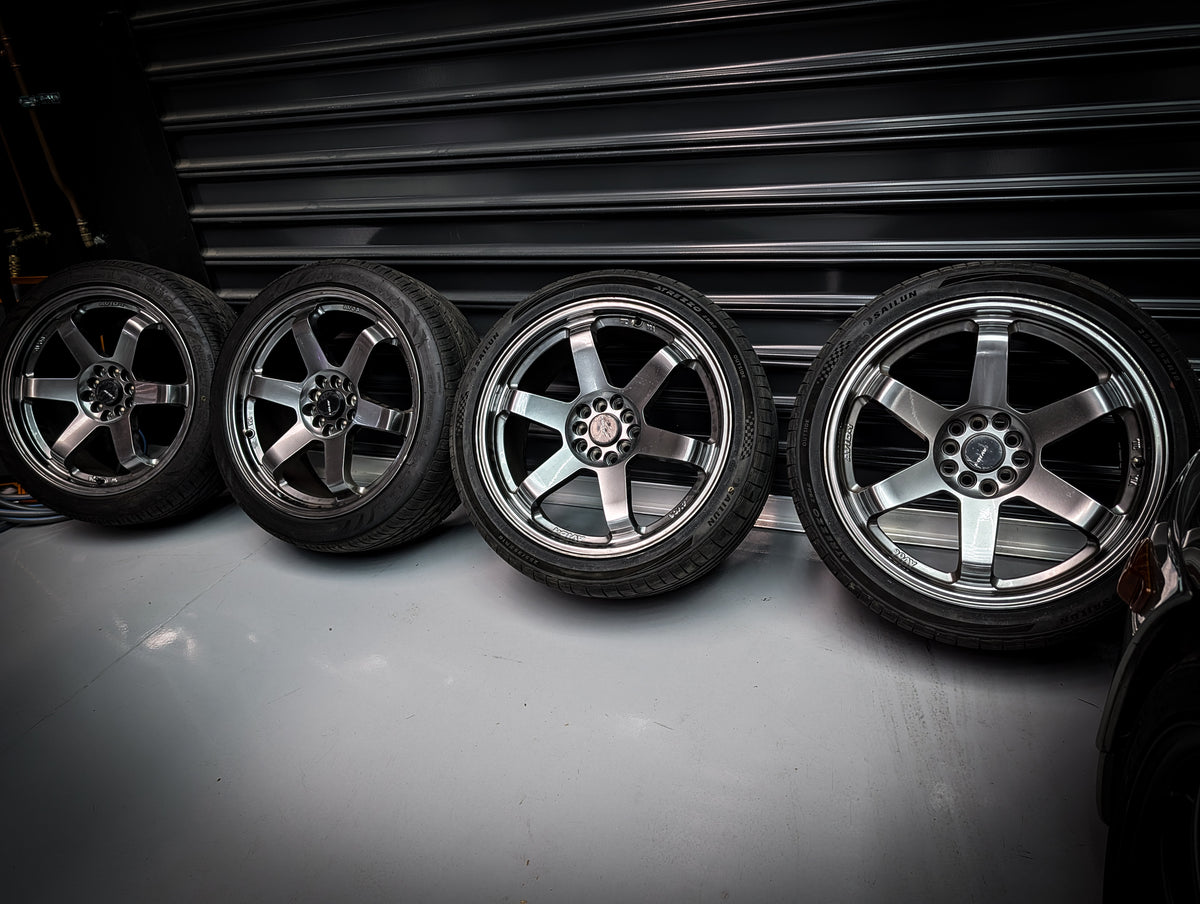 18" AVID 06 Gunmetal Wheels x 4