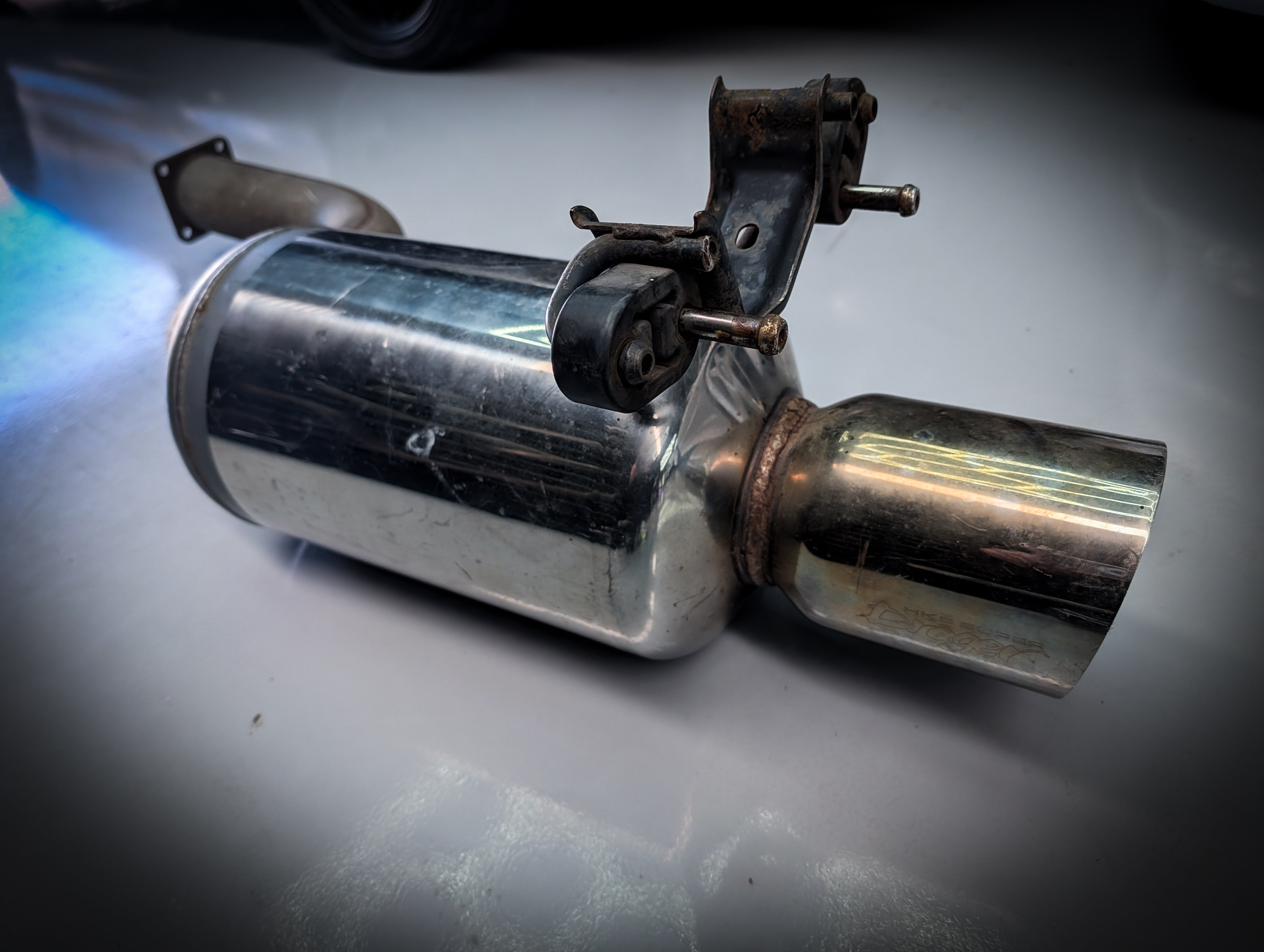 4" Nissan R33 GTR HKS Super Drager Jasma Exhaust Cannon