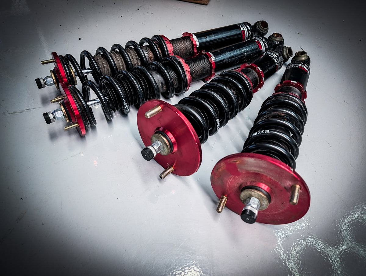 NISSAN R32 Skyline GTST/GTS Coupe and Sedan BC RACING REDS Adjustable Coilovers Set