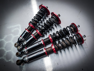 NISSAN R32 Skyline GTST/GTS Coupe and Sedan BC RACING REDS Adjustable Coilovers Set
