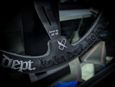 #6 Vertex x KOKA Dept // 340mm Deep Dished Steering Wheel • Limited to only 30 worldwide