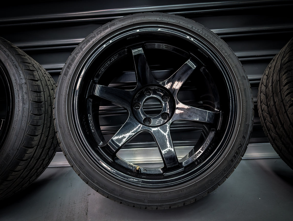19" SSW DRIFTER Gloss Black Wheels x 4