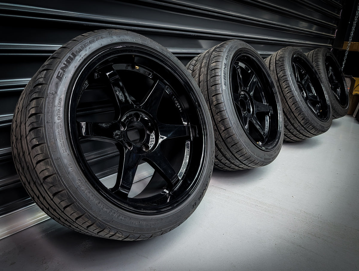 19" SSW DRIFTER Gloss Black Wheels x 4