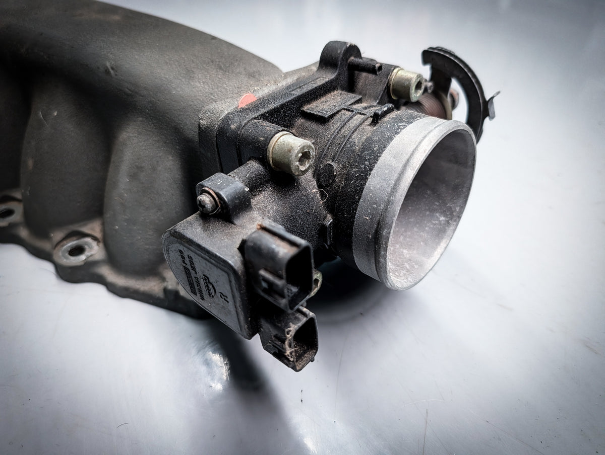 Nissan RB25DET NEO Forward Facing Manifold Cut and Shut + Throttle Body