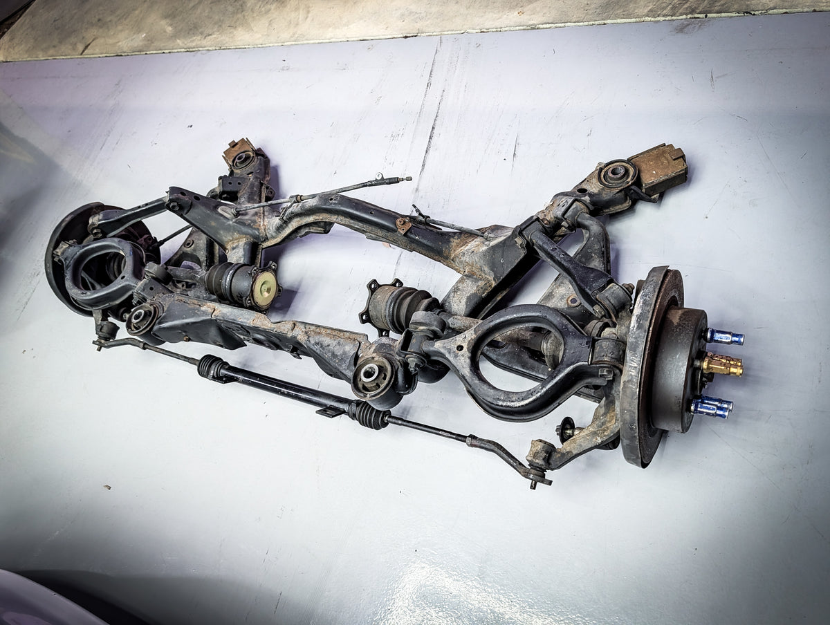 Nissan R32 Skyline Gtst Rear Subframe / Shafts / Hicas Lockout / Hubs