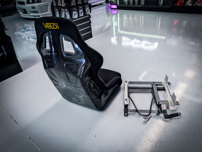 VELO GPT-3 XL Fixed Bucket Seat + Nissan Silvia Drivers Seat Rail