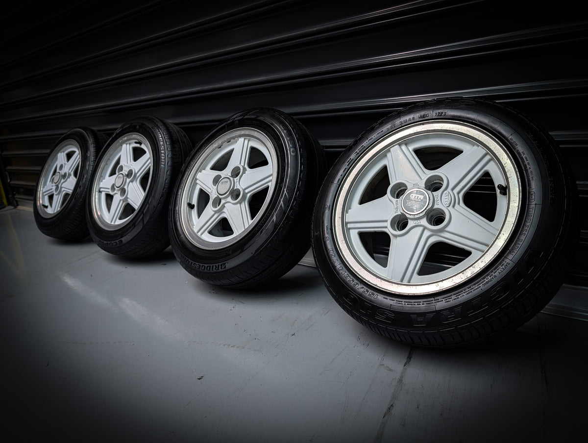 14" WEDS GTR Twin Cam Wheels x 4