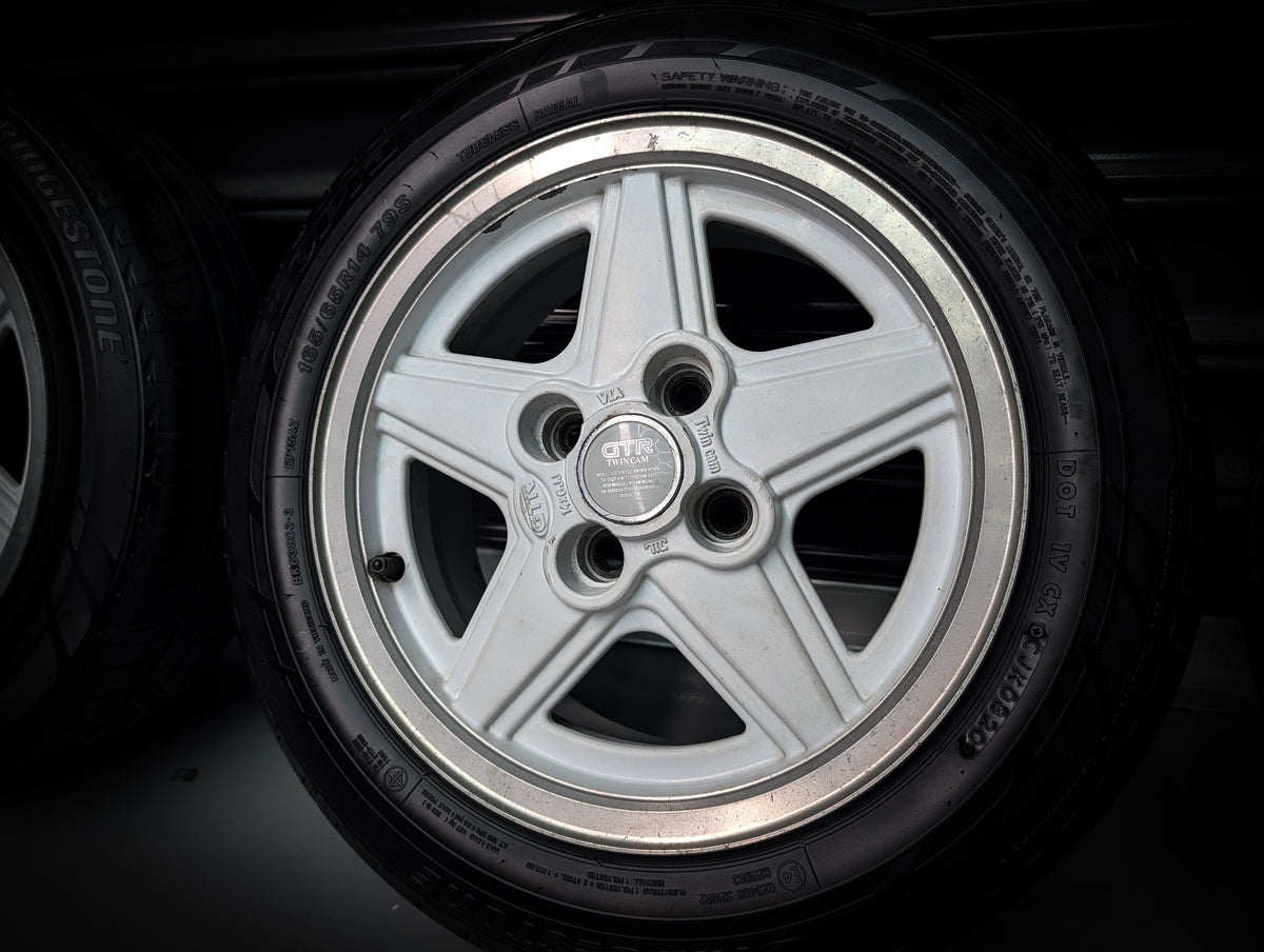 14" WEDS GTR Twin Cam Wheels x 4