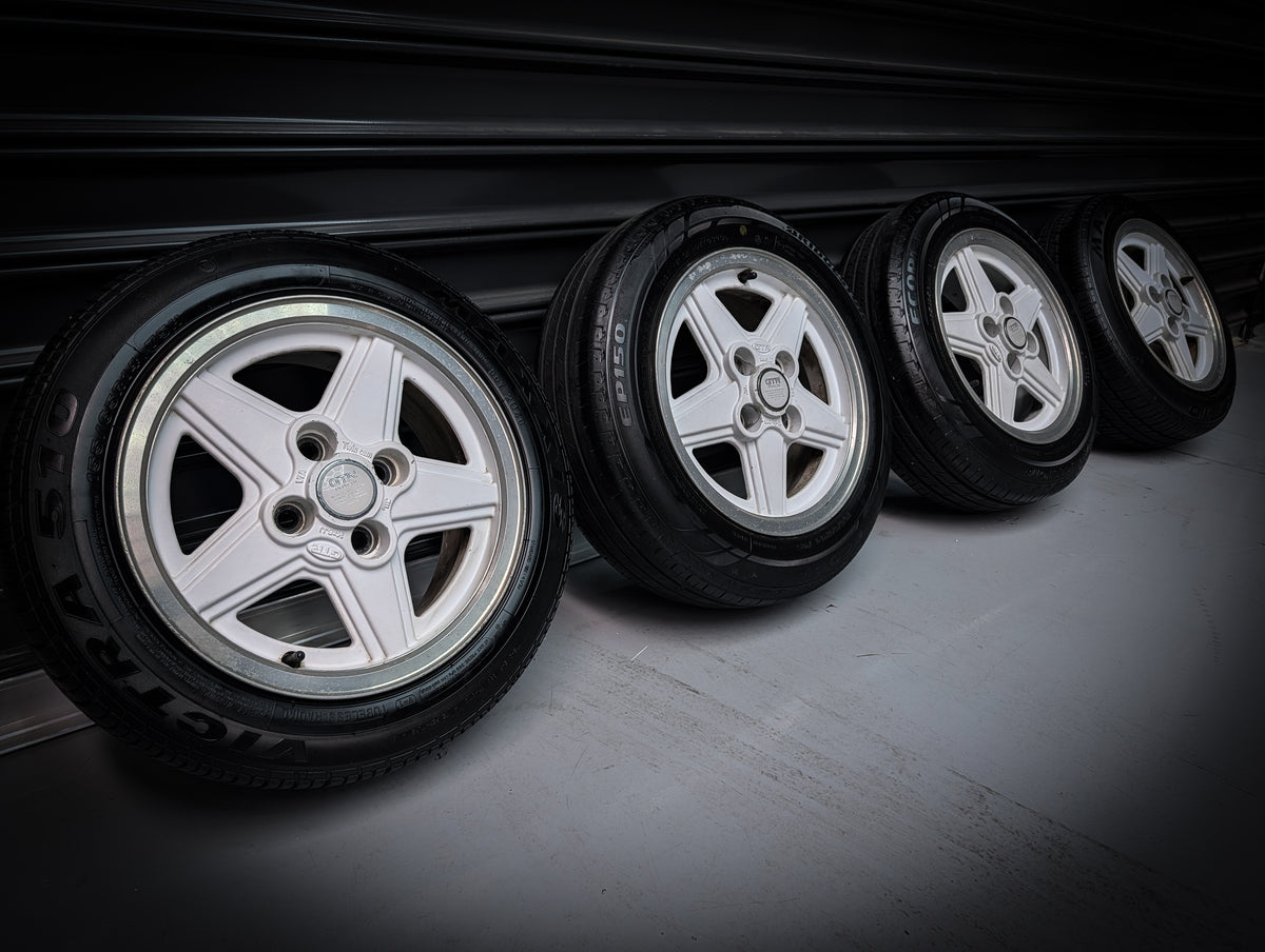 14" WEDS GTR Twin Cam Wheels x 4