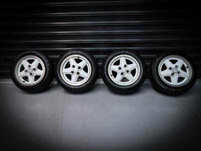 14" WEDS GTR Twin Cam Wheels x 4