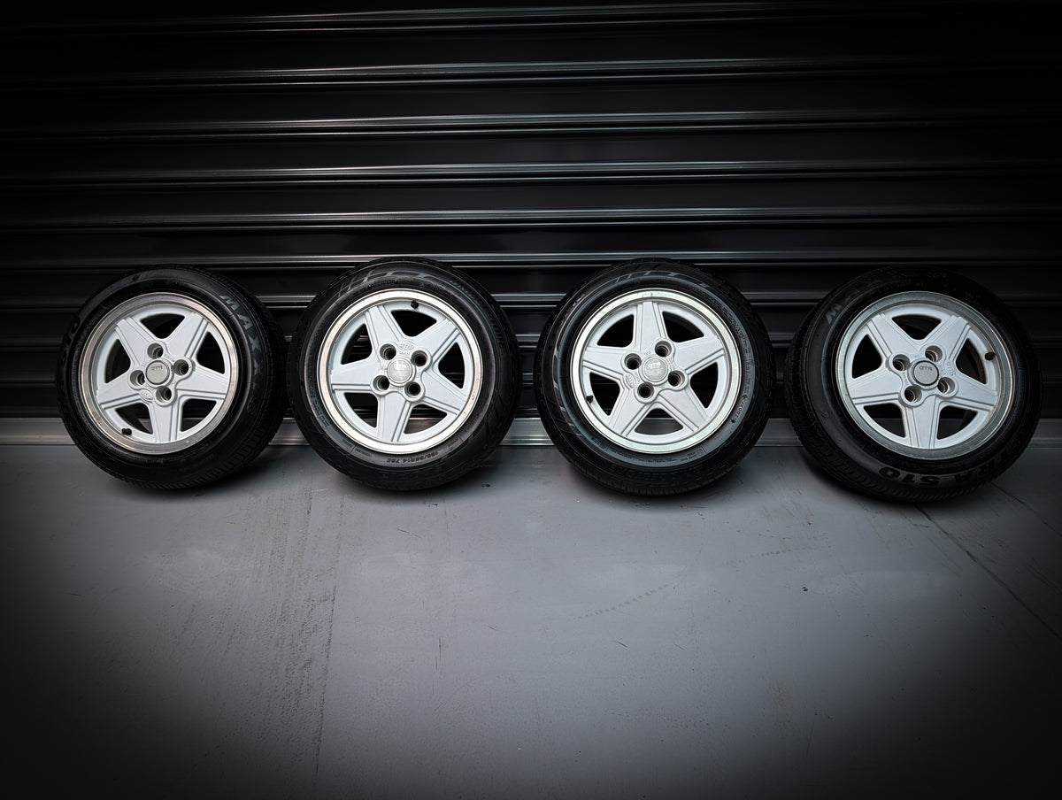 14" WEDS GTR Twin Cam Wheels x 4
