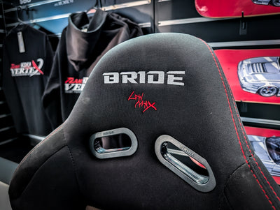 BRIDE Low Max CARBON Backed Recliner Bucket Seats + EVO 8 Seat Rails