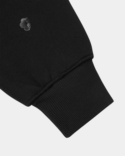 KOKAINE ~ "Black Blossom" Embroidered Hoodie // BLACK