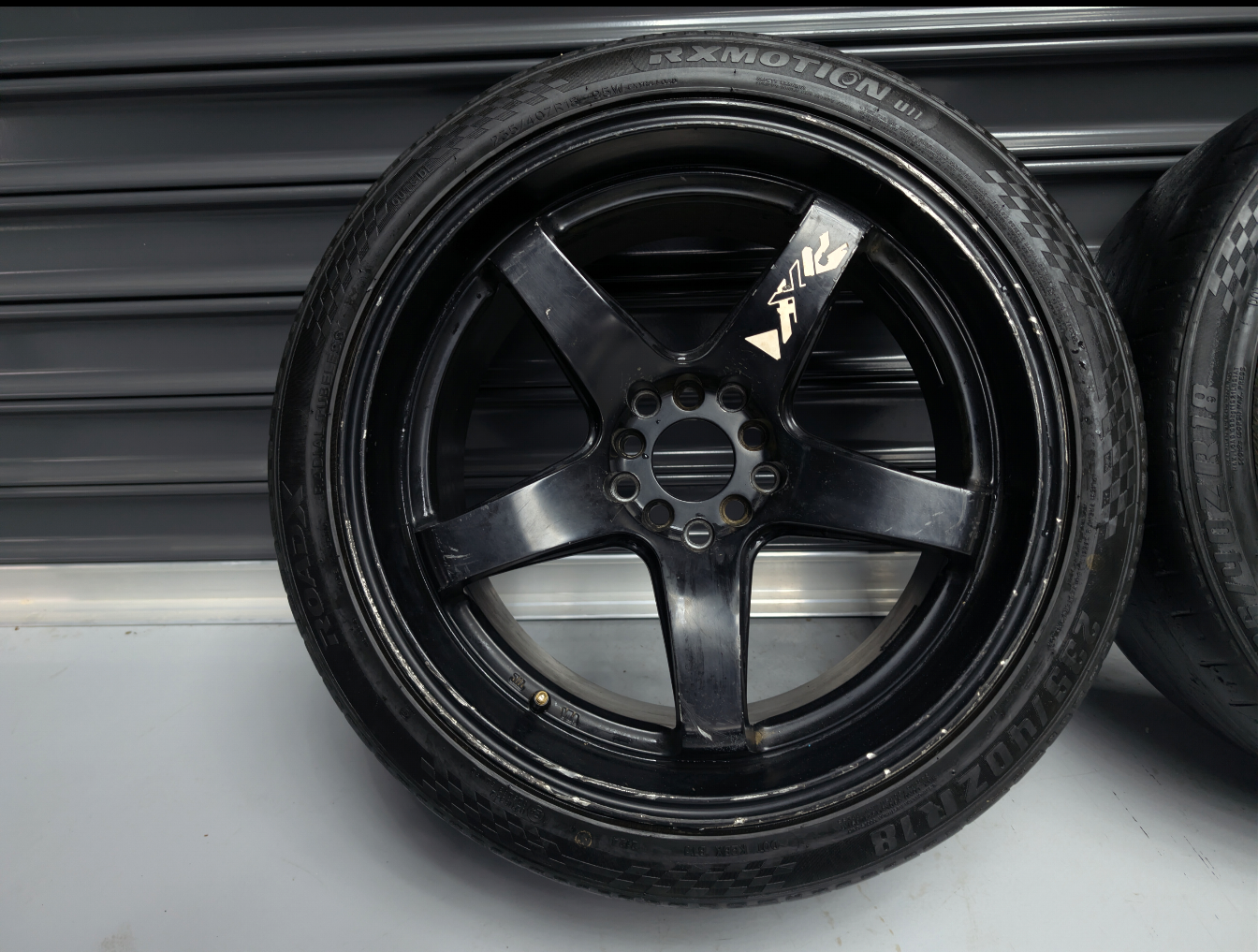 18" XXR Black Drift Wheels x 4