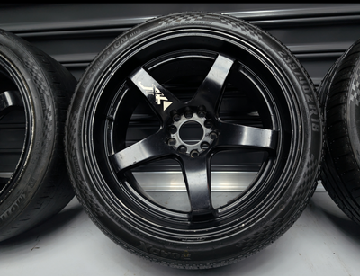 18" XXR Black Drift Wheels x 4