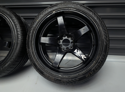 18" XXR Black Drift Wheels x 4