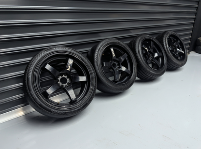 18" XXR Black Drift Wheels x 4
