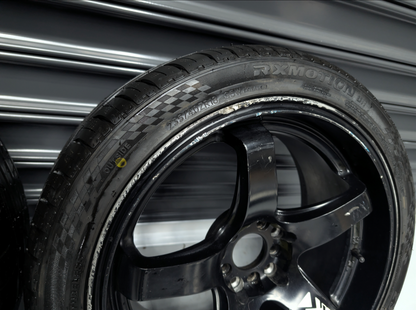 18" XXR Black Drift Wheels x 4