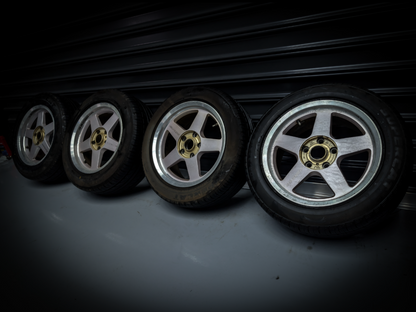 16" MAZDASPEED Rays MS-01 Monoblock Staggared Wheels x 4