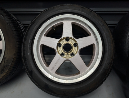 16" MAZDASPEED Rays MS-01 Monoblock Staggared Wheels x 4