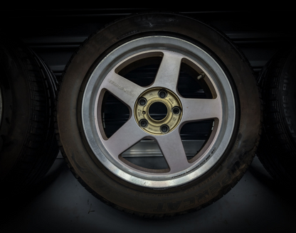 16" MAZDASPEED Rays MS-01 Monoblock Staggared Wheels x 4