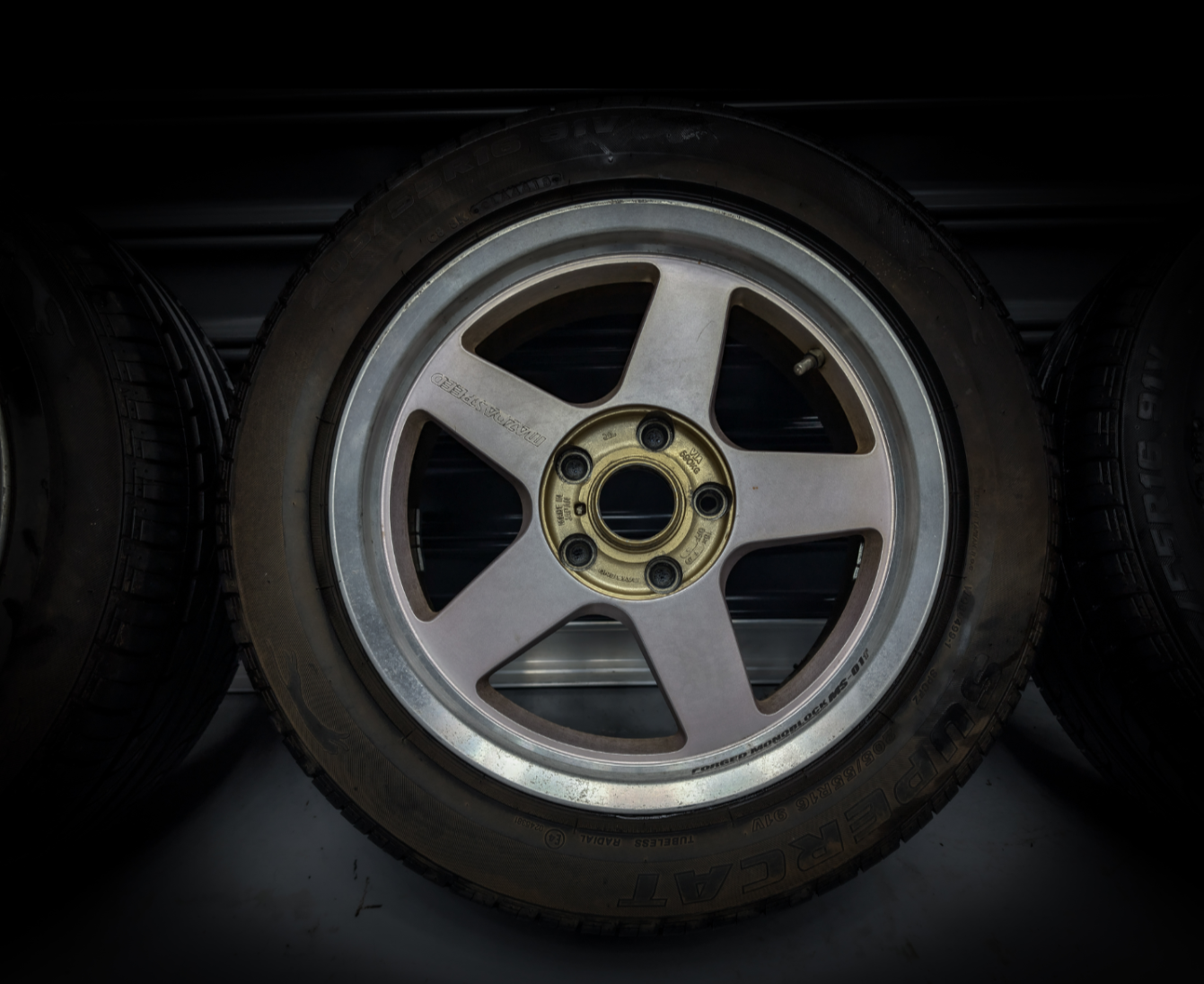 16" MAZDASPEED Rays MS-01 Monoblock Staggared Wheels x 4