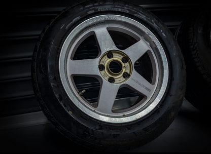 16" MAZDASPEED Rays MS-01 Monoblock Staggared Wheels x 4