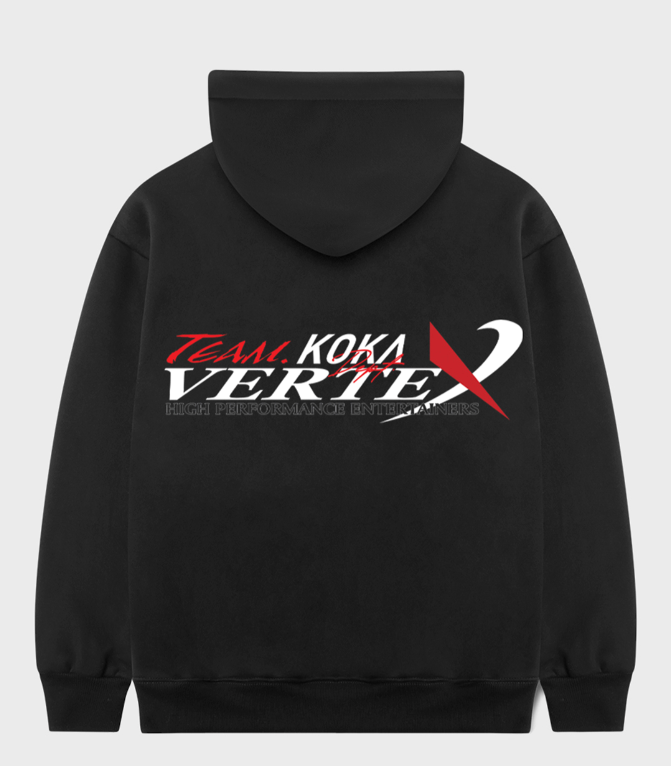 KOKAINE ~ "VERTEX Collab" Hoodie // BLACK