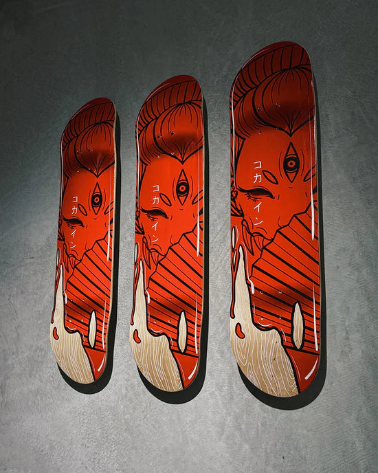 KOKAINE ~ "Geisha" Skateboard Deck //