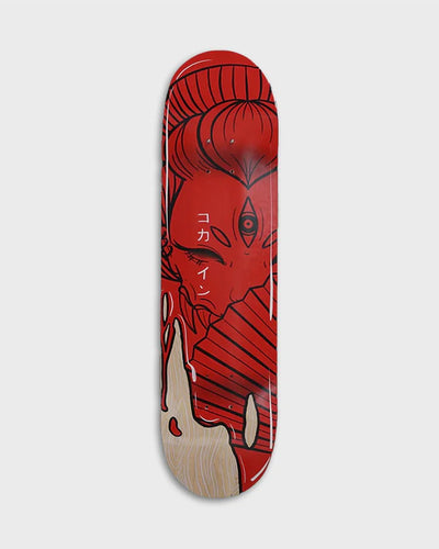 KOKAINE ~ "Geisha" Skateboard Deck //