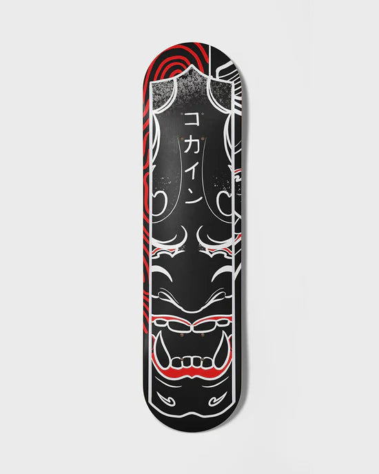 KOKAINE ~ "Hannya" Skateboard Deck //