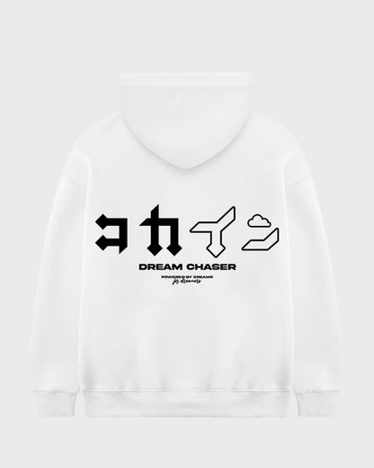 KOKAINE ~ "Dream Chaser" Hoodie // CHAMPIONSHIP WHITE