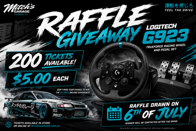 LOGITECH G923 TRUEFORCE Racing Simulator (XBOX/PC) Raffle TICKET x1 🎟️