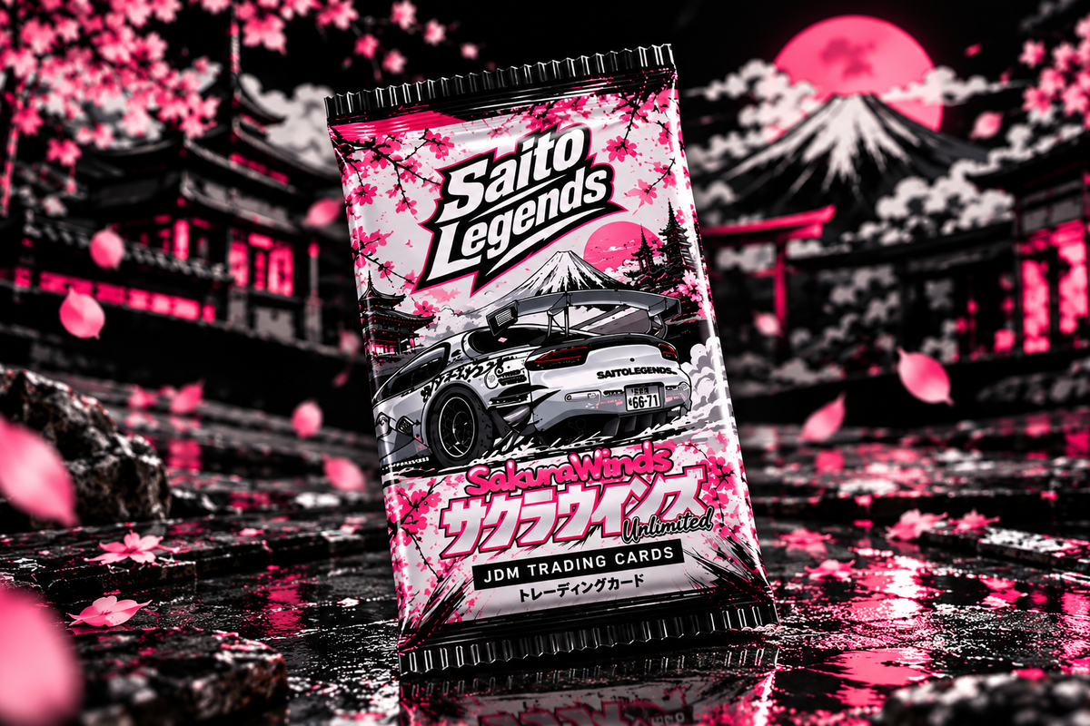 SAITO LEGENDS • SAKURA WINDS: Unlimited JDM Trading Cards Booster Pack x1