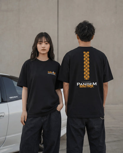 KOKAINE ~ "PANDEM Rocket Bunny Collab" T - Shirt // BLACK