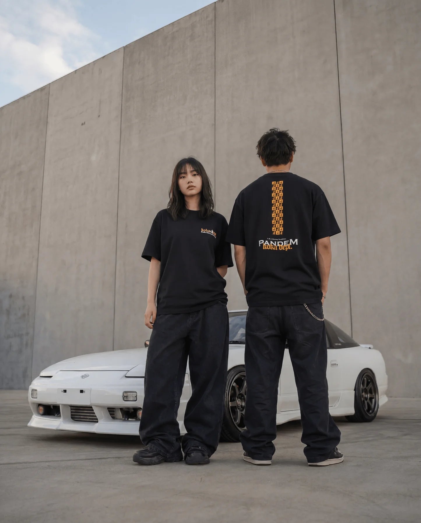 KOKAINE ~ "PANDEM Rocket Bunny Collab" T - Shirt // BLACK