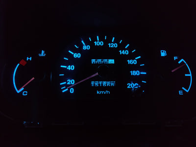 x1 Ice Blue T10 Led Car Globe