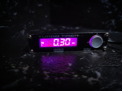 HKS Colour Changing Turbo Timer Gauge + Volt Meter