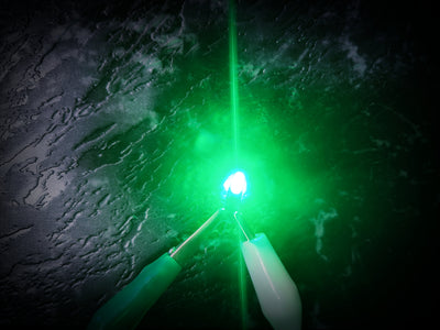 x1 Bright Green T5 Led Car Globe