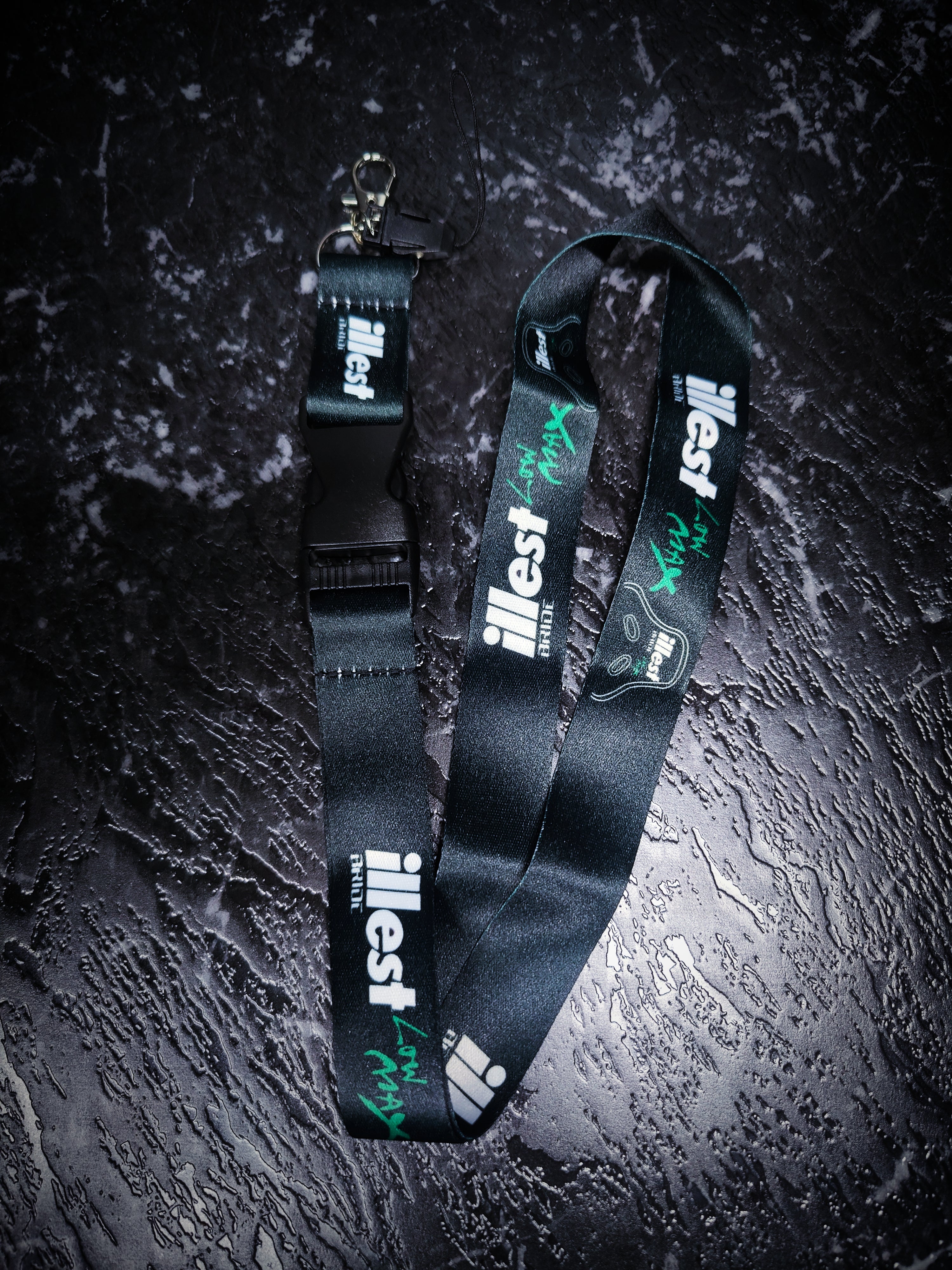 BRIDE Illest Low Max Lanyard BLACK