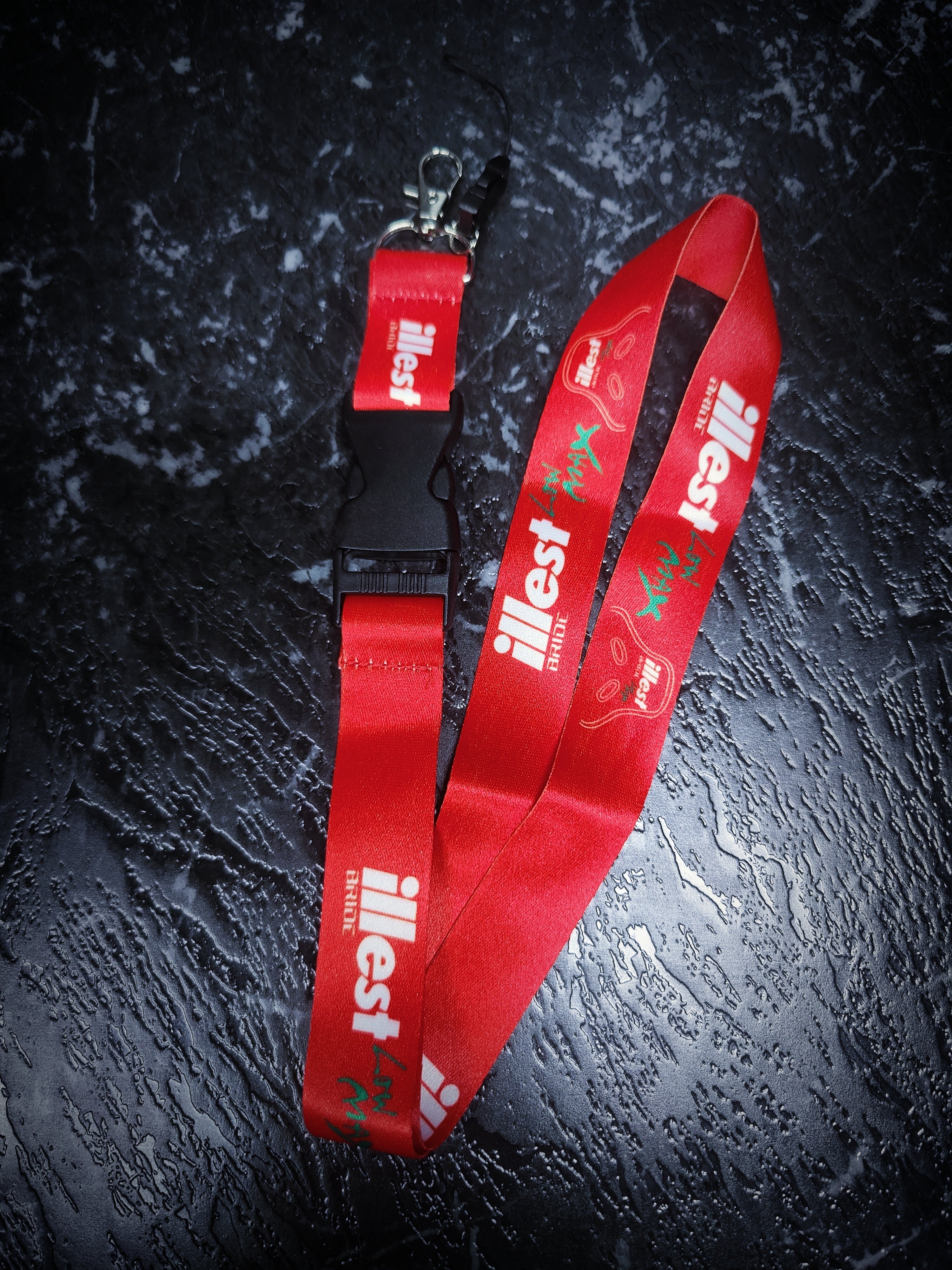 BRIDE Illest Low Max Lanyard RED