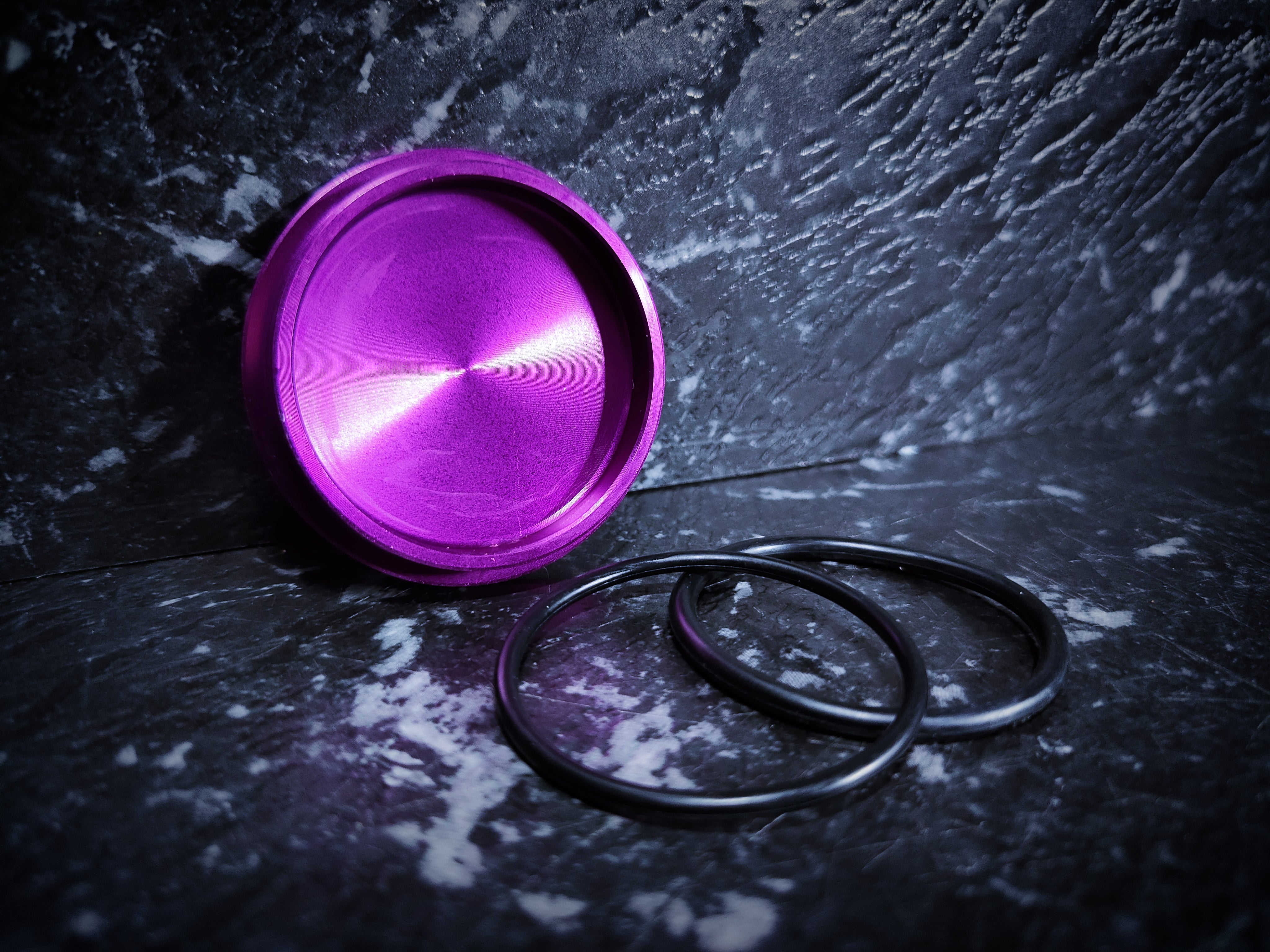 Volk Rays Alloy Series Purple Low Line Centre Caps