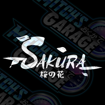 SAKURA "cherry blossom" Vinyl Decal