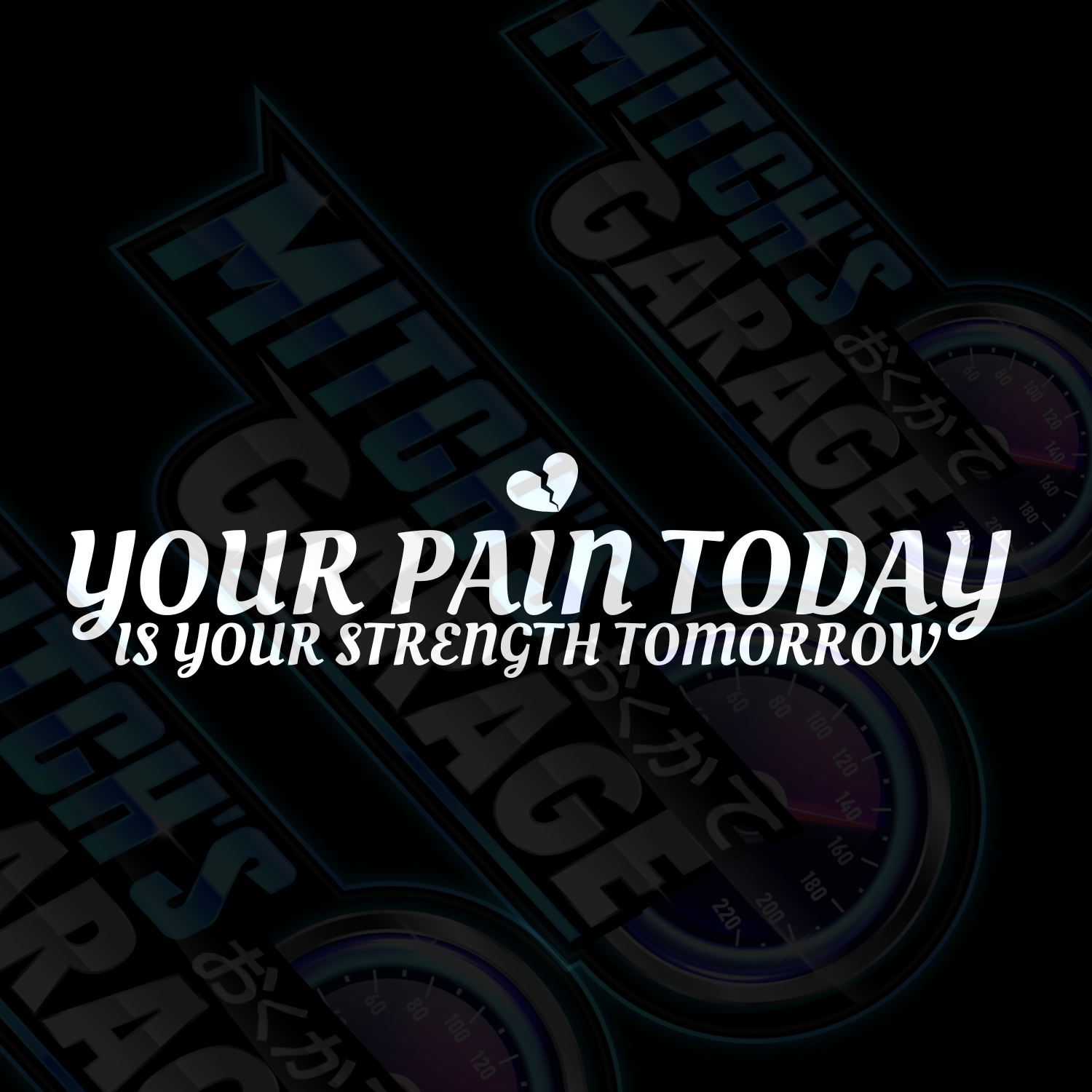 Your Pain Today Is Your Strength Tomorrow Vinyl Decal